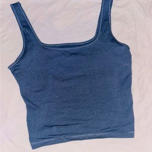 Blue Hollister tank top worn once